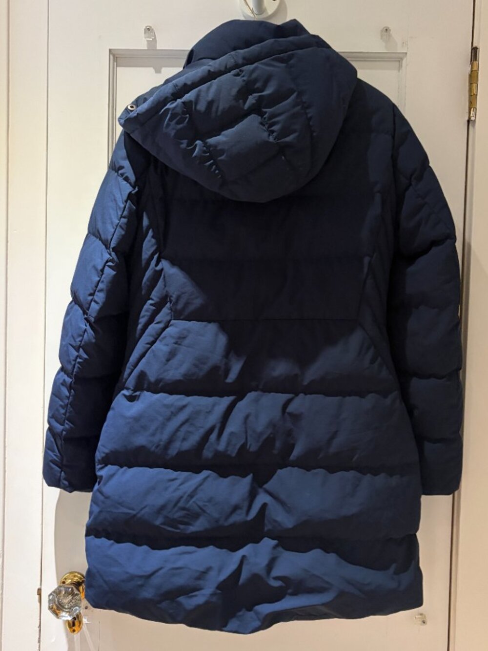 Lands' End Womens Blue Winter Parka Size Small Hooded - Picture 3 of 8